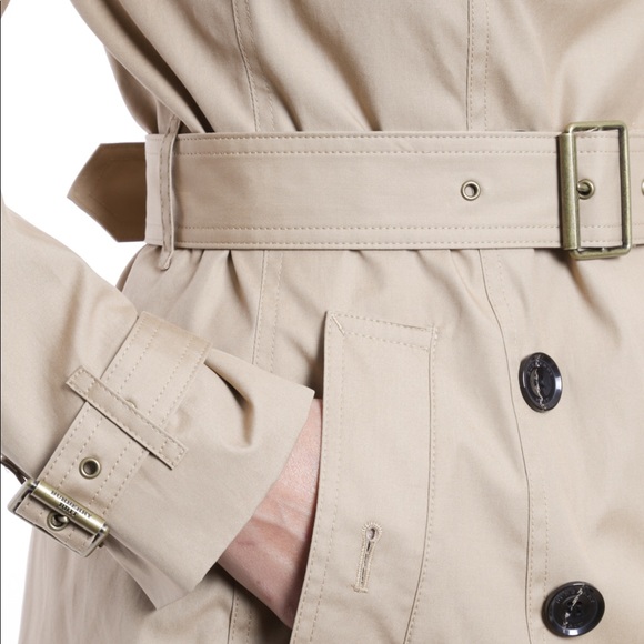 Natural reymoore with Detachable Hood & Liner Coat - Picture 3 of 8